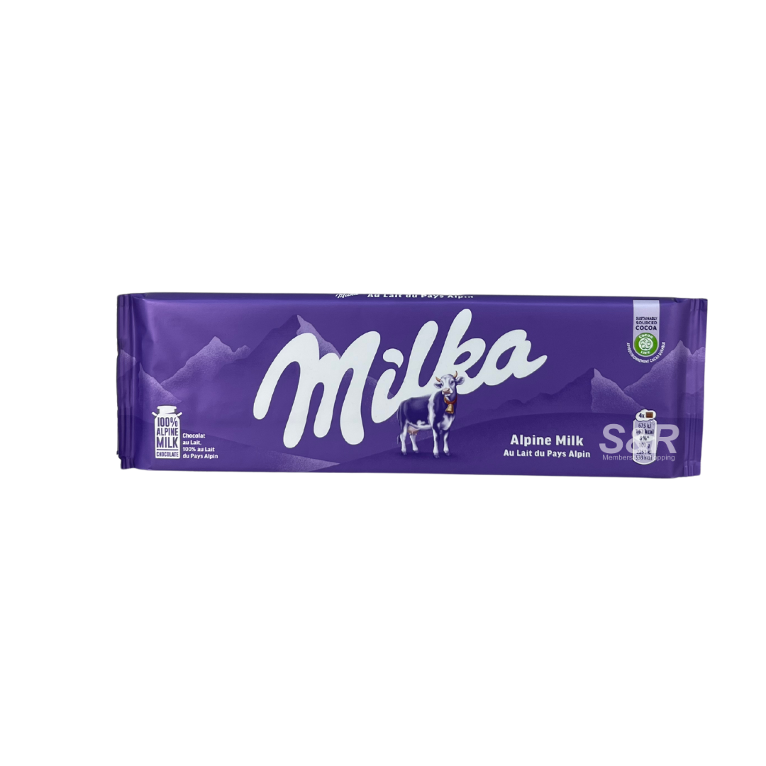 Milka Alpine Milk Large Chocolate Bar 270g Milka Alpine Milk Large Chocolate Bar 270g